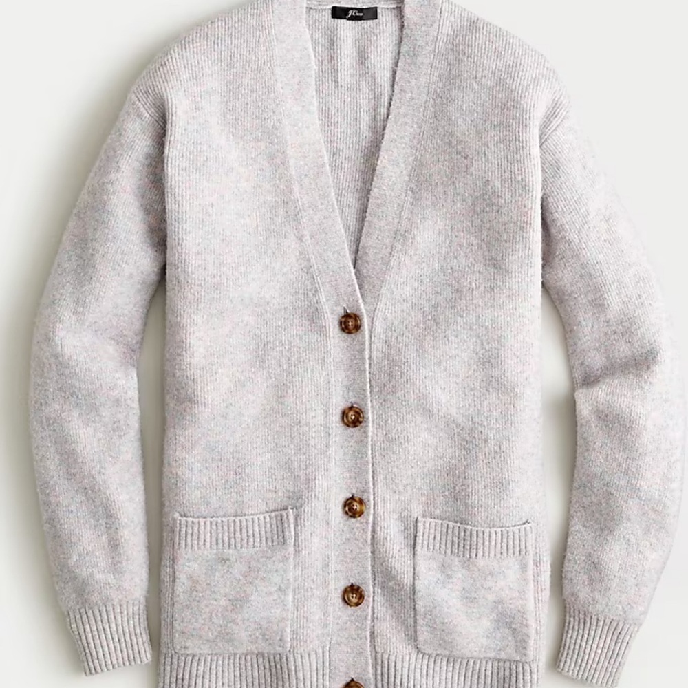 J.CREW LONG CARDIGAN IN SUPER SOFT YARN, SIZE XXS.